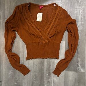 Guess Rust Long Sleeve Top
